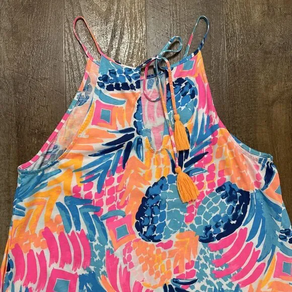 Lilly Pulitzer Margot Swing Dress in Goombay Smashed Pineapple Size Large - Picture 12 of 13